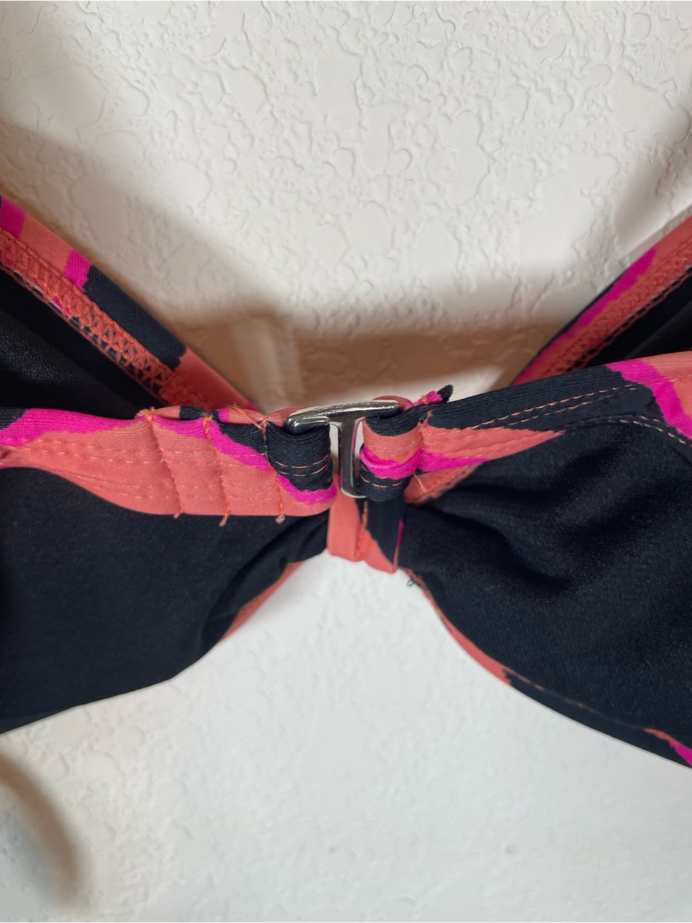 Decree Pink Black Zebra Print Triangle
Bikini Top Knot Front - Picture 8 of 9